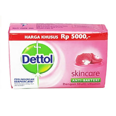 Dettol Jabón cuidado piel, 6 barras, para limpieza diaria suave