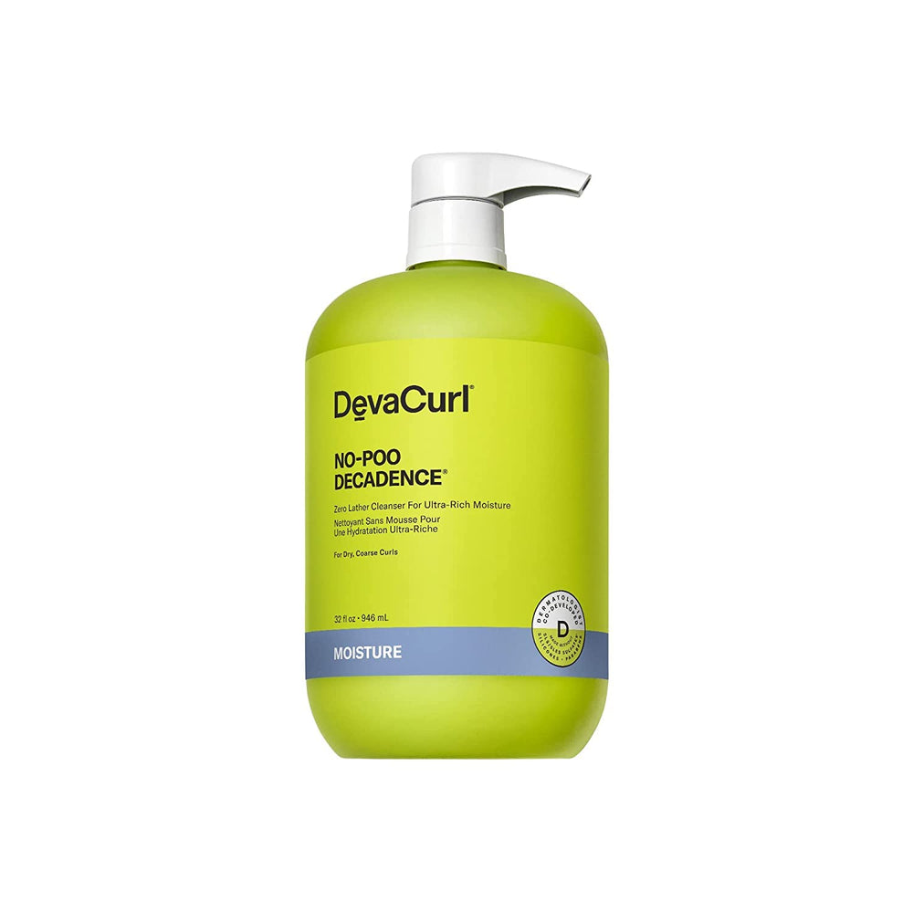 DevaCurl No-Poo Decadence: botella con hidratación ultra rica para rizos secos