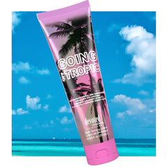 Fragancia Amanecer Brillante, Going Off Tropic perfuma la piel.