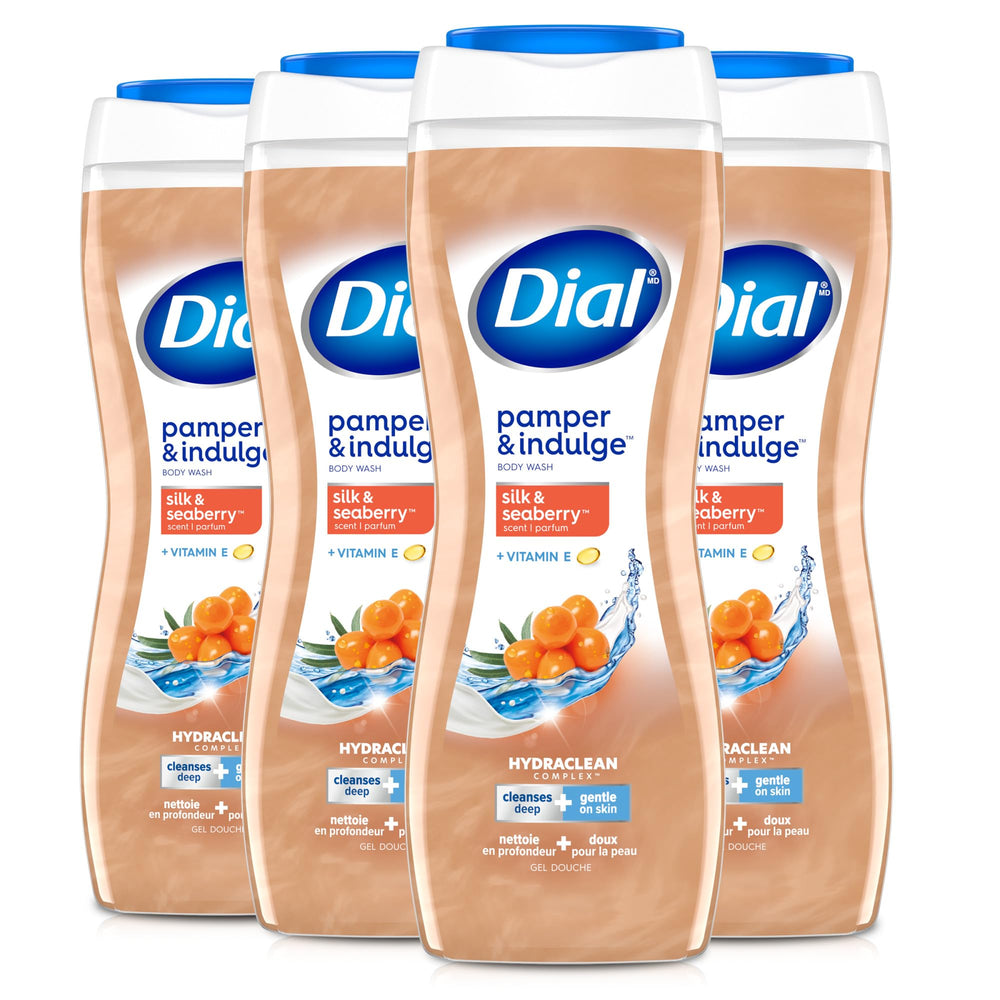 Dial jabon corporal mima seda y bayas del mar: ducha suave y lujosa.
