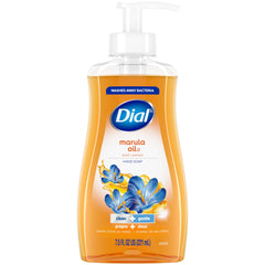 Dial Jabón líquido para manos con aceite de marula en botella, hidratación suave en botella.