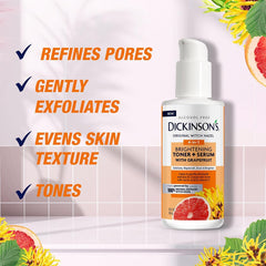 Textura ligera de Dickinson's para aplicación suave con pomelo.