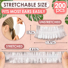 Dimrom protección-agua-orejas mantiene las orejas secas en duchas intensas para cabello.