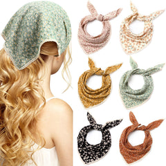 Dingion bandanas florales, conjunto de 6, ideal para fijar el peinado con estilo