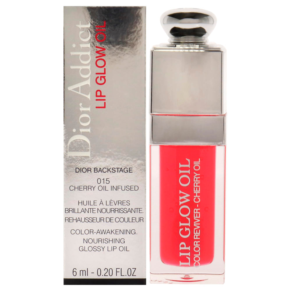 Dior Addict Lip Glow Oil en cereza ofrece brillo natural y color suave