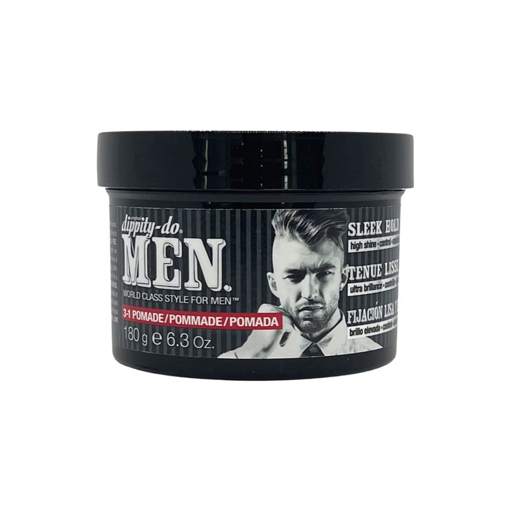 Dippity Do pomada para hombres, definición suave y brillo natural para el peinado.