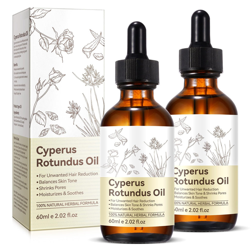 DLOMFVFQ Aceite Cyperus Rotundus en botella para cuidado diario de la piel.