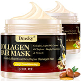 Dmsky dos-pack mascarilla cabello dañedo para hidratación y reparación
