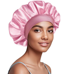 Gorro Doitory de satén para dormir que protege el cabello de la fricción nocturna.