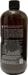 doTERRA On Guard espuma de manos al usar, aroma cítrico y especiado durante la limpieza.