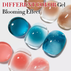 Double Rhythm Blooming Gel: aplicación en uña para diseños paso a paso