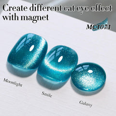 Envase de gel de 15 ml de Double Rhythm, color turquesa vibrante.