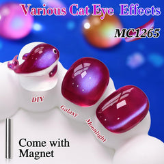 Esmalte ojo-gato con imán para acabado magnético de Double Rhythm