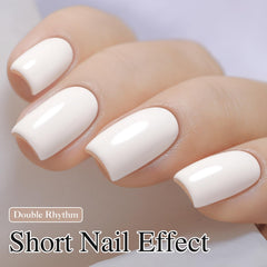 Double Rhythm esmalte gel curado con luz ultravioleta y LED para acabado duradero.