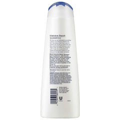 Dove Champú Intensivo — aplicación suave y limpieza eficiente para cabello dañado