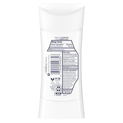 Dove Cuidado Avanzado barra desodorante Frío Transparente, aplicación suave y fácil