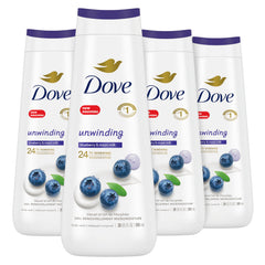 Dove limpiador corporal, botella para relajación en la ducha