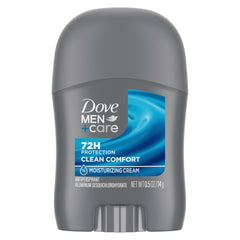 DOVE MEN + CARE desodorante en barra 72 horas para días activos.