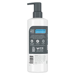 DOVE MEN + CARE, espuma cremosa para hidratación suave en piel seca.