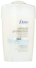Dove Protección Clínica Original Clean en barra, paquete de dos unidades para uso diario.