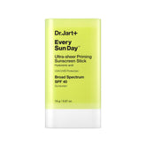 Dr.Jart+ Every Sun Day Stick con aplicador deslizante para un SPF cómodo y ligero.