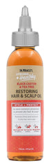Dr. Miracle's Aceite Restaurador: botella vertiendo, hidratación profunda para el cabello.