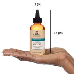 Dr. Miracle's Gro Oil textura con aloe vera para alivio.