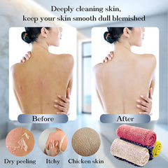 Esponja Dr.Pedi extendible para alcanzar rincones difíciles durante la ducha.