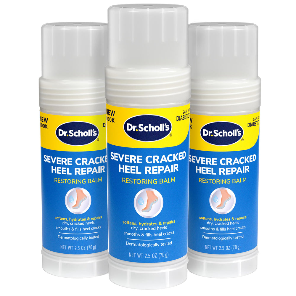 Dr Scholl's bálsamo reparador para talones severos, hidratación profunda.