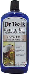 Dr Teal's baño espumoso con coco crea spa en casa y alivia tensiones