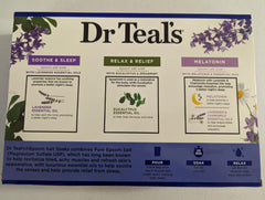 Dr Teal's set regalo relajación con tres sales de epsom para spa en casa