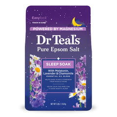 Dr Teal's sal epsom puro para baño con relajación muscular