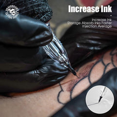 Dragonhawk 11RL con punta afilada y duradera para trazos precisos.