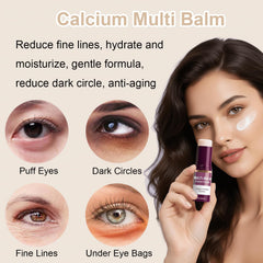 DreamCatching Calcium Multi Balm Stick, aplicación en rostro para hidratación duradera.