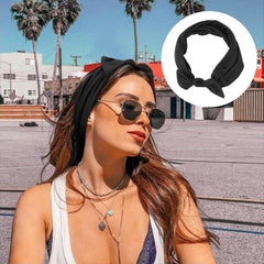 Banda DRESHOW ajustable para cabello en lateral, sujeción antideslizante para correr.