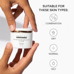 DRMTLGY Microdermabrasion Scrub: la piel luce suave y radiante tras la exfoliación