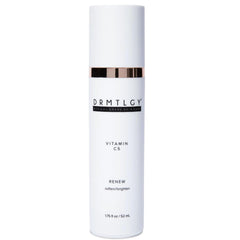DRMTLGY Vitamina C crema facial, botella: hidratación suave para la piel.