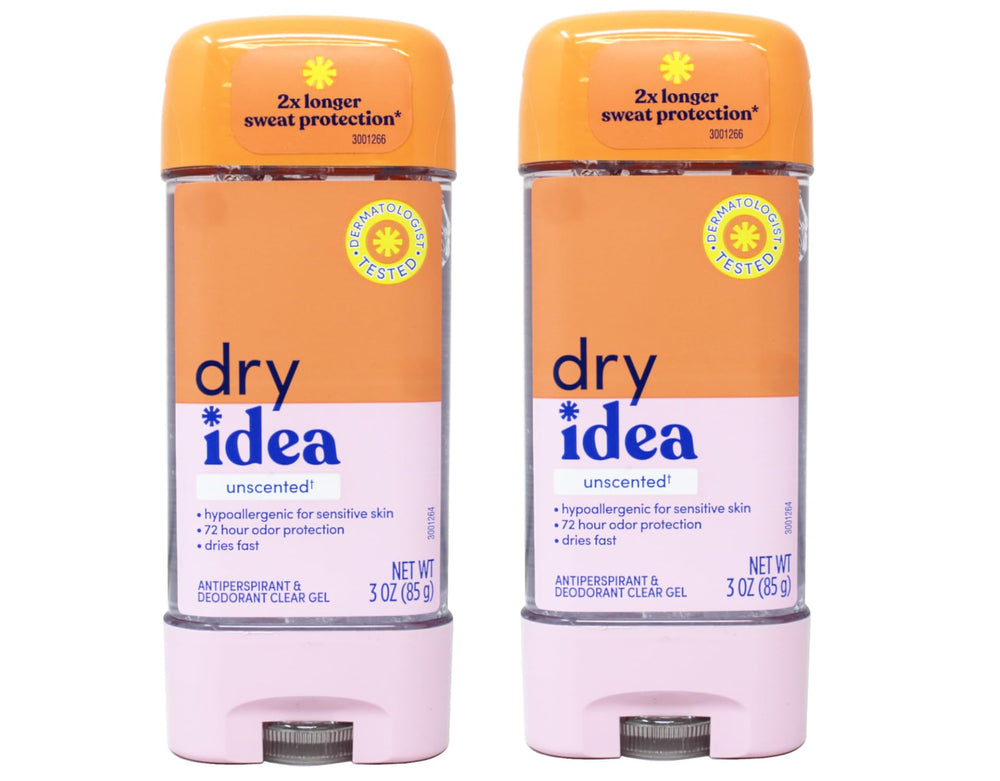 Dry Idea Desodorante sin fragancia, tubo, protección diaria sin irritación
