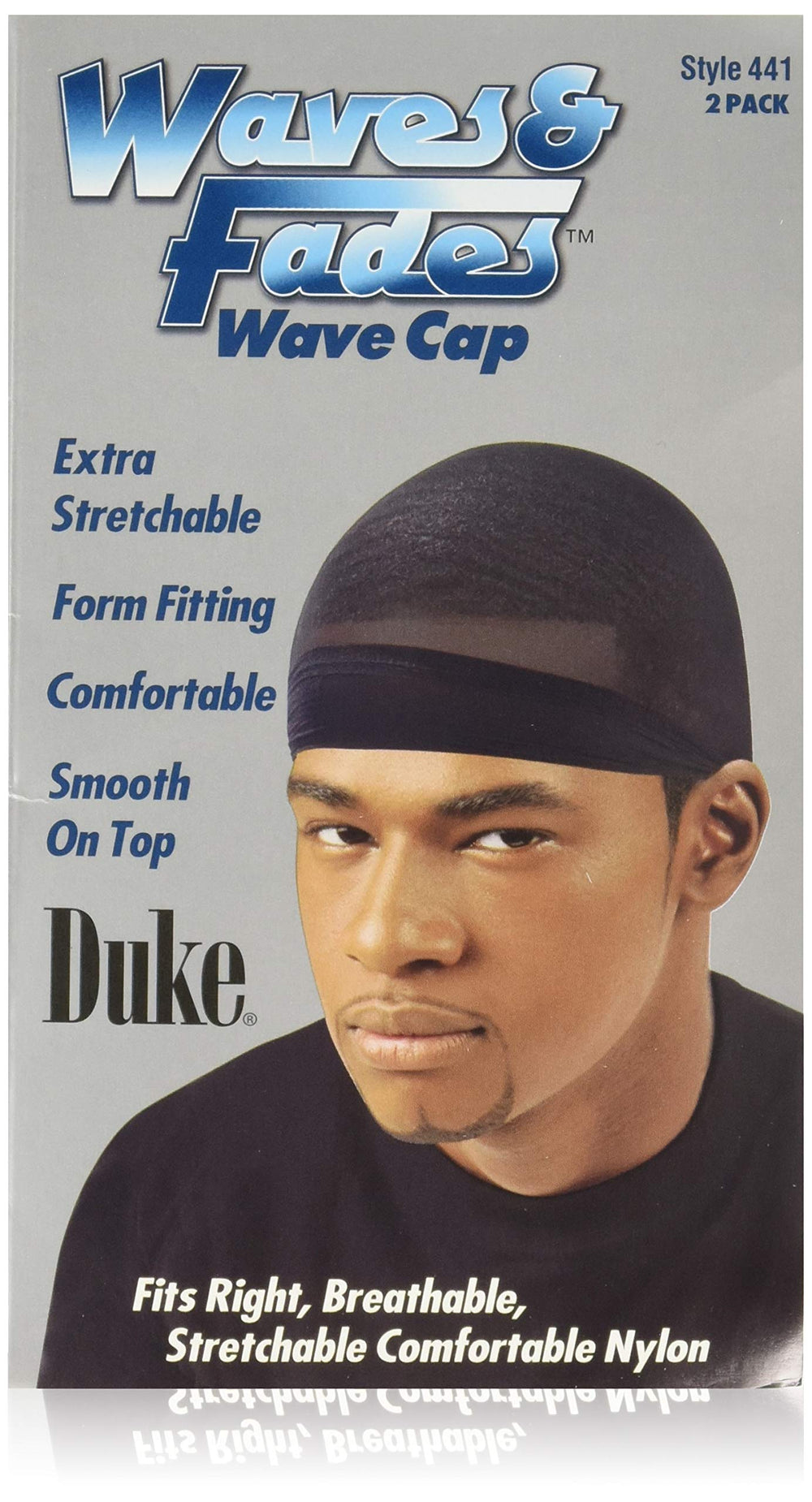Gorro Duke para ondas negro, ajuste cómodo para uso diario y definición de ondas.