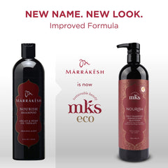 Earthly Body MKS Eco Nourish Champú con aceite de argan para cabello fino