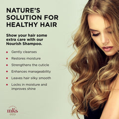 Earthly Body MKS Eco Nourish Champú con aceite de canamo para nutricion suave