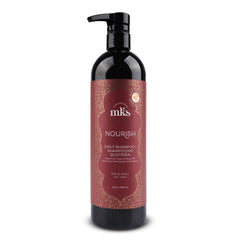Earthly Body MKS Eco Nourish Champú Original, botella para uso diario, limpieza suave para cabello fino