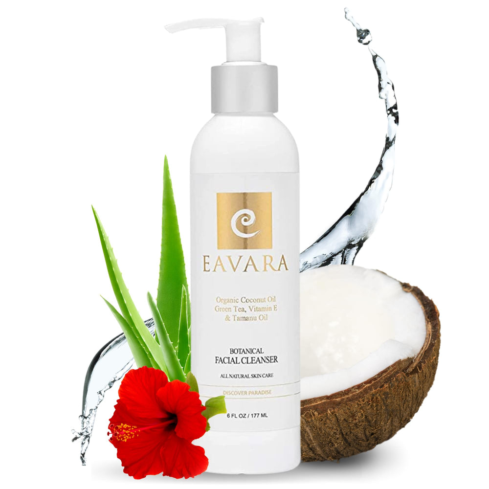 Eavara limpiador facial organico, purifica y suaviza la piel