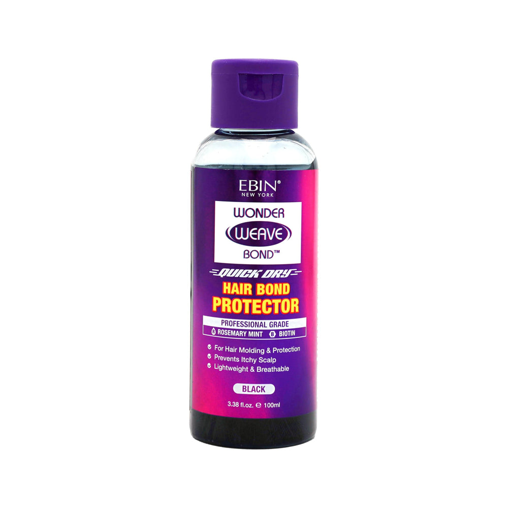 EBIN NEW YORK Wonder Weave Bond Protector, botella frontal, protección suave del cuero cabelludo.