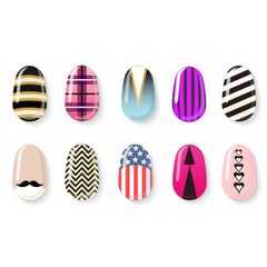 EBOOT pegatinas francesas 1275 piezas para decorar uñas con precisión.