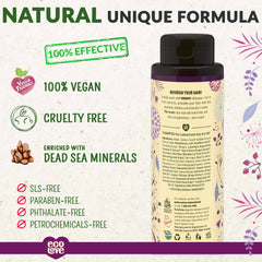 ecoLove champú ingredientes naturales: enfoque en composición para cabello saludable.