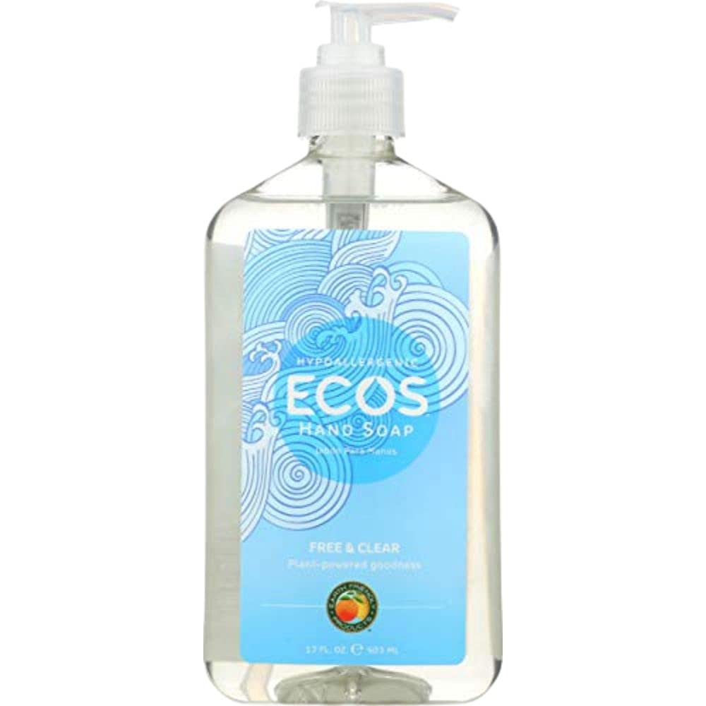 ECOS jabón de manos libre de fragancia, la botella ofrece uso diario suave.