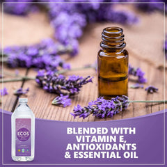 ECOS Jabón de manos lavanda: lavanda fresca para relajación diaria.