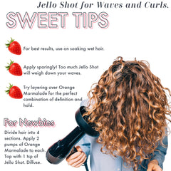Rizos con fijación firme durante todo el día con Ecoslay Jello Shot Gel