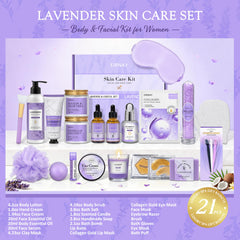 Kit de cuidado de piel EIRNAY lavanda para uso diario